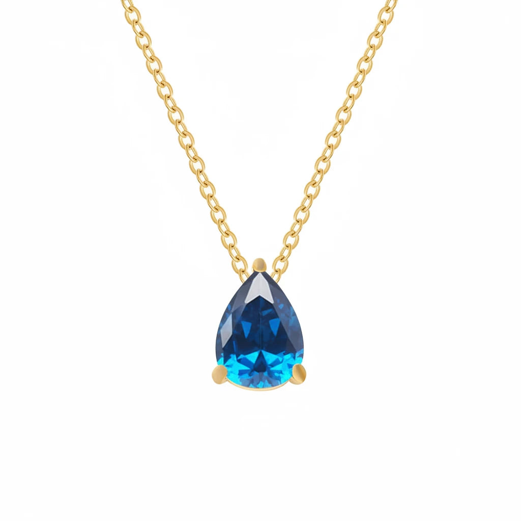 The Birthstone Drop — Zircon Crystal Necklace