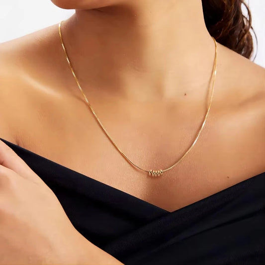 The Bead Chain — Minimalist Necklace